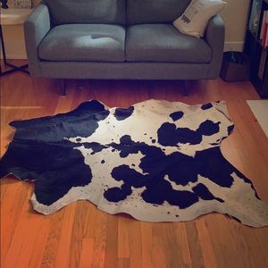 Authentic cowhide rug- great condition